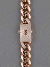 10k yellow gold Infinity Monaco bracelet 14MM 8