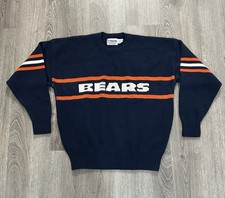 VINTAGE Cliff Engle Chicago Bears XL Sweater Mike Ditka NFL See Measrment 80s picture