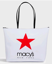 Macy's New York Logo Zip Large Tote Bag, Macy's Exclusive  ⭐️NWT⭐️ NEVER OPENED picture