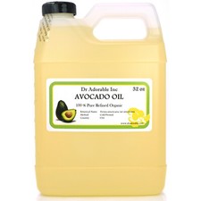 AVOCADO OIL ORGANIC PURE COLD PRESSED ORGANIC UNCUT RAW 4 OZ UP TO GALLON picture