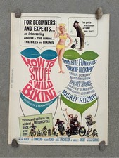 Vtg 1965 How To Wear A Stuff A Wild Bikini Panavision 1-Sheet Poster 30x40 picture