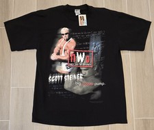 NWT Scott Steiner Big Poppa Pump Shirt NWO Run With Pac XL WCW 90's Vintage  picture