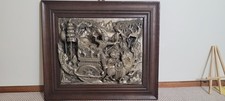 Exquisite Mid-Century Thai Aluminum Alloy Relief Sculpture - The Ramakien Epic picture