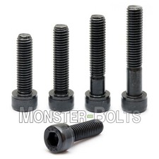M6 Socket Head Cap Screws, 12.9 Alloy Steel w/ Black Oxide DIN 912, Coarse 1.0 picture