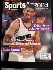 KEVIN JOHNSON signed Autographed 1997 Sports AZ Magazine JSA COA Auto picture
