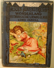 RARE 1898 Hardcover Book ALICE'S ADVENTURES IN WONDERLAND Lewis Carroll ILLUSTR. picture