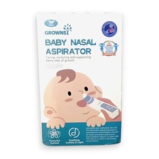 GROWNSY BC023 White Gray Electric Rechargeable Toddler Nasal Aspirator For Baby  picture