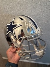 Tony Romo Signed White Ink Chrome Signed Full Size Rep Helmet picture