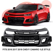 For 2016 2017 2018 Chevy Chevrolet Camaro 1LE style Front Bumper Conversion Kit picture