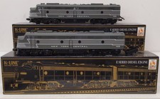 K-Line K28701S O Gauge New York Central E8 AA Diesel Locomotive Set #4046/4049 picture