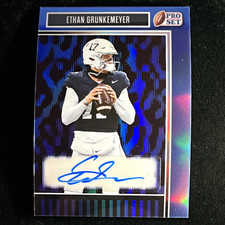 Leaf 2025 Pro Set Metal Ethan Grunkemeyer Auto BA-EG1 Blue Prismatic /20 picture