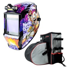 TRQWH True Color Solar Auto Darkening Welding Helmet Light & Welding Backpack picture