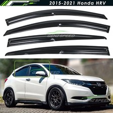 For 2015-2022 Honda HR-V HRV JDM 3D Wavy Mugen Style Window Visors Rain Guards picture