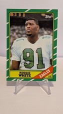 Reggie White RC: 1986 Topps, #275, EAGLES, PACKERS, LEGEND picture
