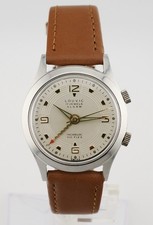 Vintage 1950/60’s Louvic 17j Mechanical Alarm Watch - Stainless Steel - Running picture