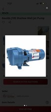 Goulds J10S Shallow Well Jet Pump 1 HP (1 hp Rated Power) Cast Iron Housing picture