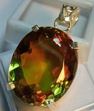 Alexandrite Colour Change Oval Cut Pendant 62.35 Ct Natural Gemstone Certified picture