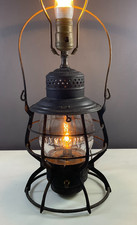 Antique Adam & Westlake Railroad Lantern Table Lamp picture