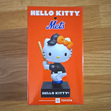 Hello Kitty Orange New York Mets MLB Baseball Bobblehead Collectible Figure picture