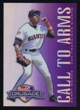 1998 Donruss Crusade Call to Arms Purple Barry Bonds Giants 10/100 HOF GOAT SSP picture