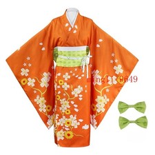 Anime Danganronpa Hiyoko Saionji Cosplay Costume Japanese Kimono Suit Halloween picture
