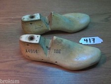 VINTAGE PAIR 1959 Size 10 E X4914 Shoe Last-KRENTLER-UNITED LAST St LOUIS,MO#417 picture