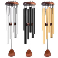 Large Deep Resonance Serenity Wind Chimes Metal Deep Tone Outdoor Home Decor US picture
