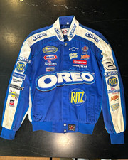 RARE vtg Chase Authentics Dale Earnhardt Jr DEI OREO RITZ NASCAR Jacket picture
