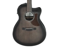 Used Ibanez AAM70CETBN Advanced Auditorium A/E Guitar - Trans Charcoal Burst picture