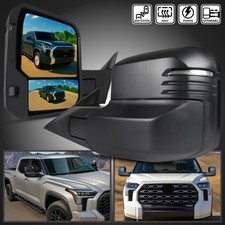 Fits 2022-2024 Toyota Tundra Power Heated Towing Mirrors Pair Signal Reverse BSM picture