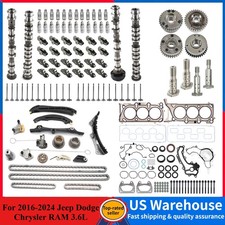 Camshaft Lifters Gasket Kit Timing Set For 2016-24 Jeep Dodge Chrysler RAM 3.6L picture