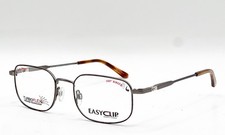 NEW EASYCLIP EC629 10 TORTOISE AUTHENTIC EYEGLASSES W/ CLIP 51-19 picture