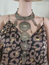 Vintage Hmong Miao Silver Necklace picture