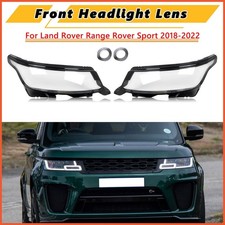 Pair Front Headlight For Range Rover Sport 2018-2022 Clear Headlamp Lens Cover picture