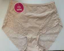 NEW Blush MAIDENFORM Style & Shaping LACE CHEEKY BRIEF PANTY ~ MEDIUM picture