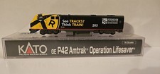 KATO N Scale Amtrak Operation Lifesaver GE Genesis P42 203 DC 176-6039 DCC Ready picture