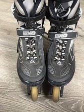 K2 EXO Mens Inline Skates Mens Size 10 Gray Black ABEC 5 78mm Fitness Wheels picture