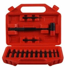 WINCHESTER BRAND NEW 15 BRASS and STEEL PUNCH SET, Hammer / Case. picture