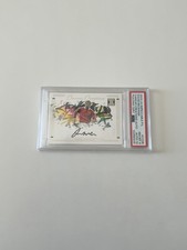 David Beckham 2023-24 Panini Impeccable Canvas On Card Auto /99 PSA 8/10 picture