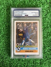 2018-19 Topps Premier League Eden Hazard #6 PSA/DNA Authentic Auto picture