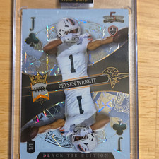 Wild Card 2026 Brysen Wright Black Tie Stacked Deck SDPC-BWN 1/1 picture