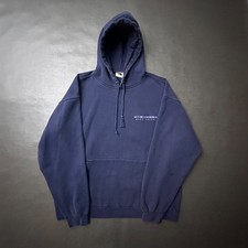 Vtg 1990s St Supery Wine Hoodie Adult Large Blue Napa Valley Pullover Faded picture