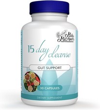 15 Day Gut Cleanse- Gut & Colon Support 30 Capsules Dietary Supplement NEW picture