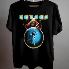 Vtg Kansas Point of Know Return Album Rock T-Shirt Black S-5XL picture