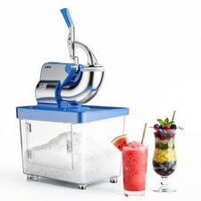 Garvee Commercial Ice Crusher 300W 661Lbs/Hr Double-Blade w/Spare Blades 1450RPM picture