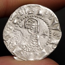 Prince Bohemond III Silver Coin Antioch Denier 1163AD Crusader States Crusades picture