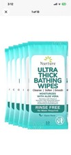 Nurture XL Ultra Thick Body Wipes for Adults w/Aloe - 60 Extra Large Disposable picture