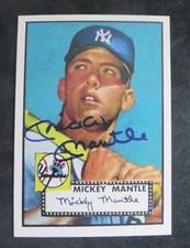 Mickey Mantle 1952 New York Yankees READ DESCRIPTION picture