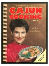 Acadiana Profile's Cajun Cooking Part 2 Large Print Comb Binding Creole Cookbook picture