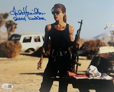 Linda Hamilton Signed 8x10 Terminator Photo Sarah Connor Autograph JSA 193 picture